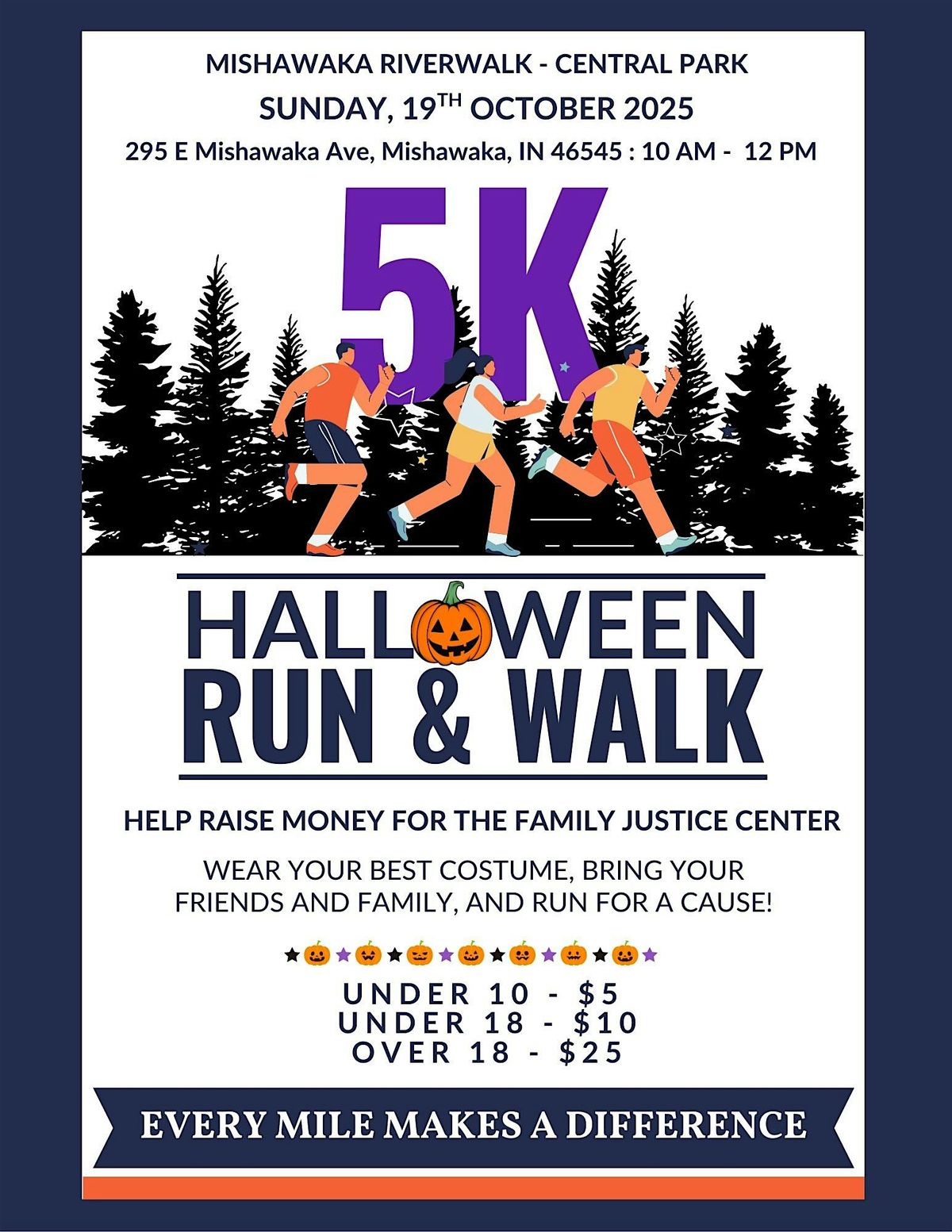 Harbor of Hope's Halloween Fun Run, 19 October | Event in Mishawaka | AllEvents