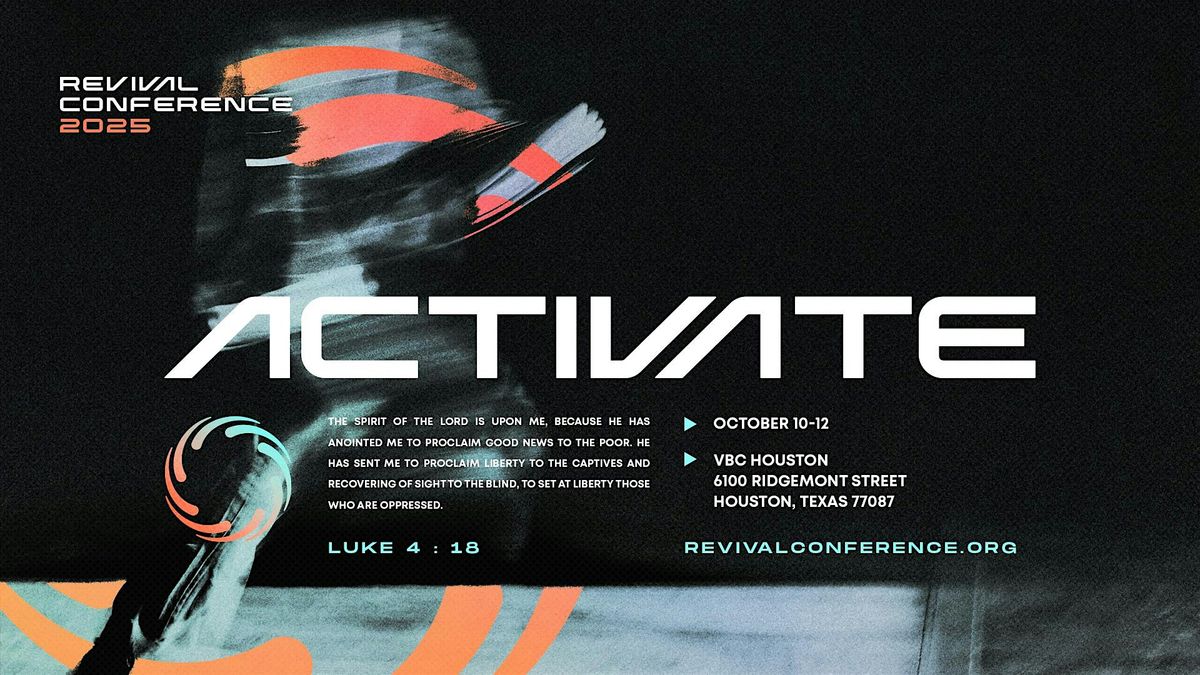 Revival Conference 2025: Activate, 10 October | Event in Houston | AllEvents