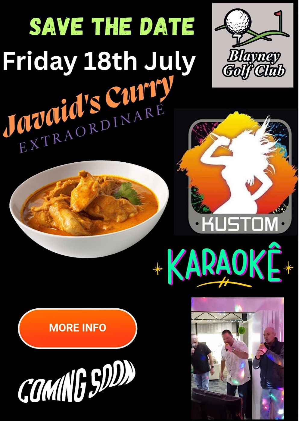 JAVAIDS CURRY & KARAOKE, 18 July | Event in Blayney | AllEvents