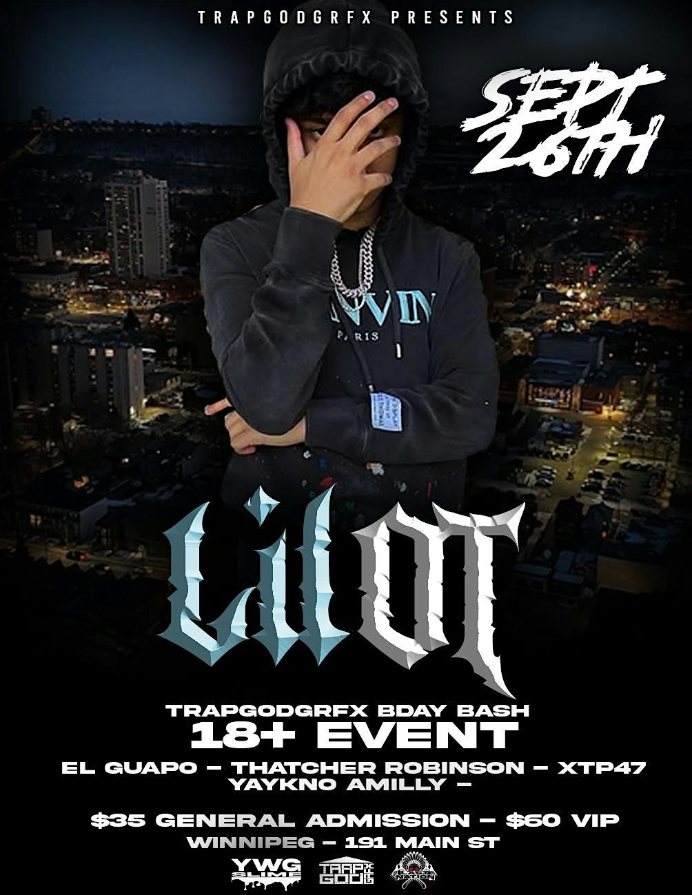 Lil Ot Live In Winnipeg, 26 September | Event in Winnipeg | AllEvents