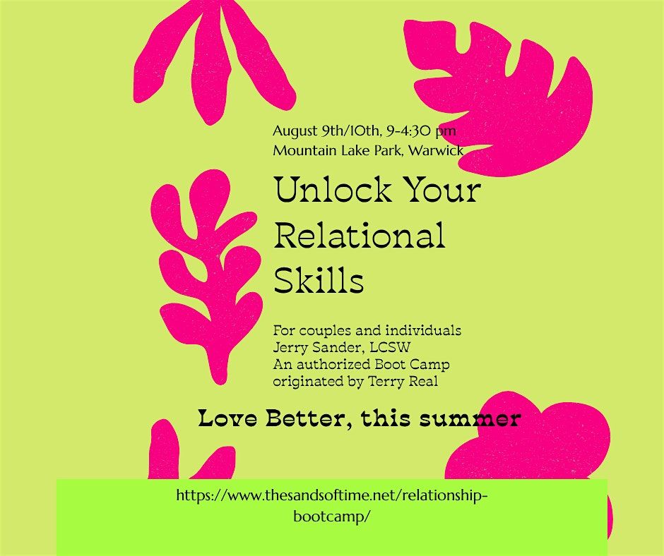 Essential Relational Skills Summer Boot Camp, 9 August | Event in Warwick | AllEvents