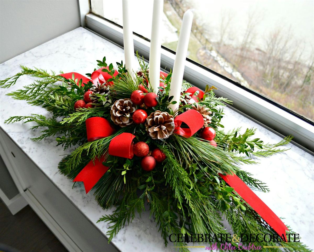 Christmas Table Arrangement - 12/1, 1 December | Event in Newburgh | AllEvents