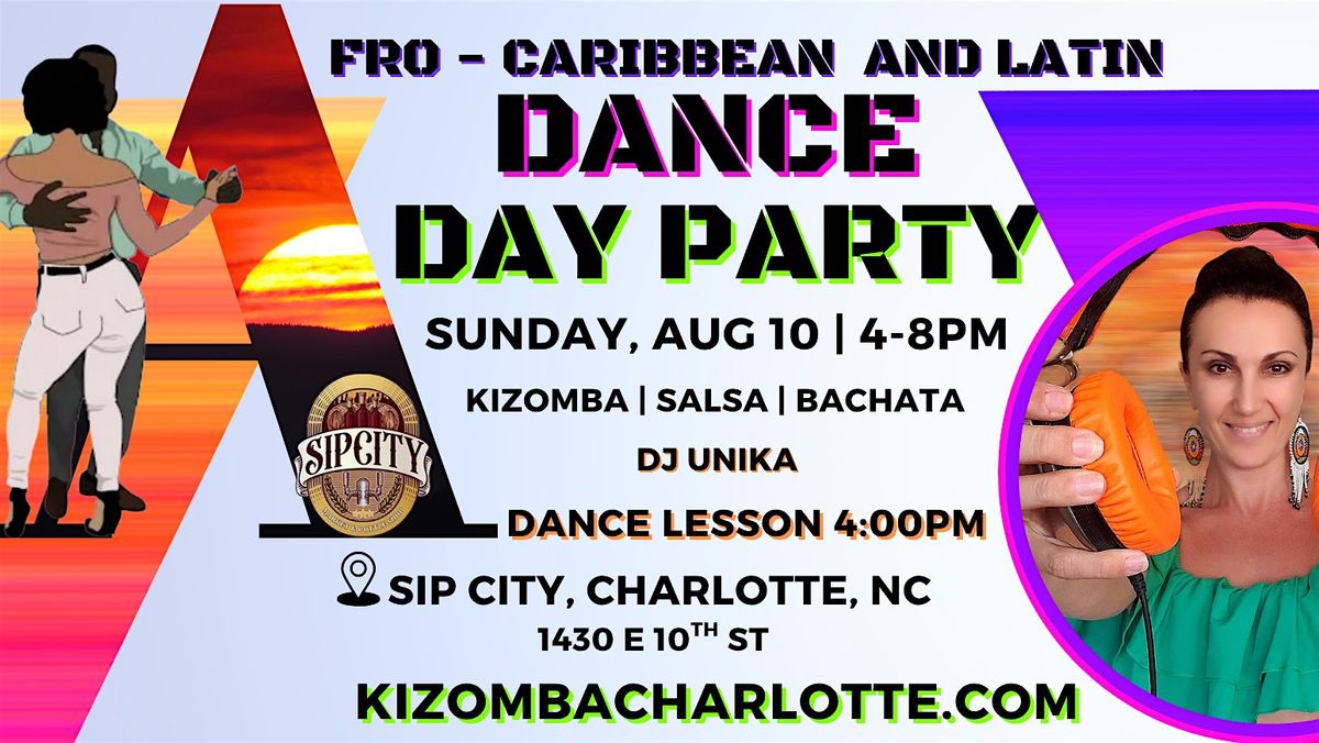Day Social! Latin and Afro-Caribbean Music (Kizomba lesson included), 10 August | Event in Charlotte | AllEvents