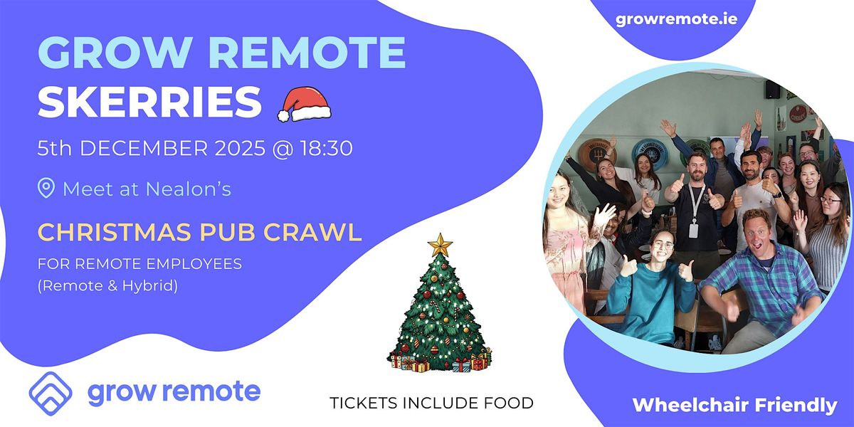 Christmas Party for Remote Workers - North Dublin, 5 December | Event in Skerries | AllEvents