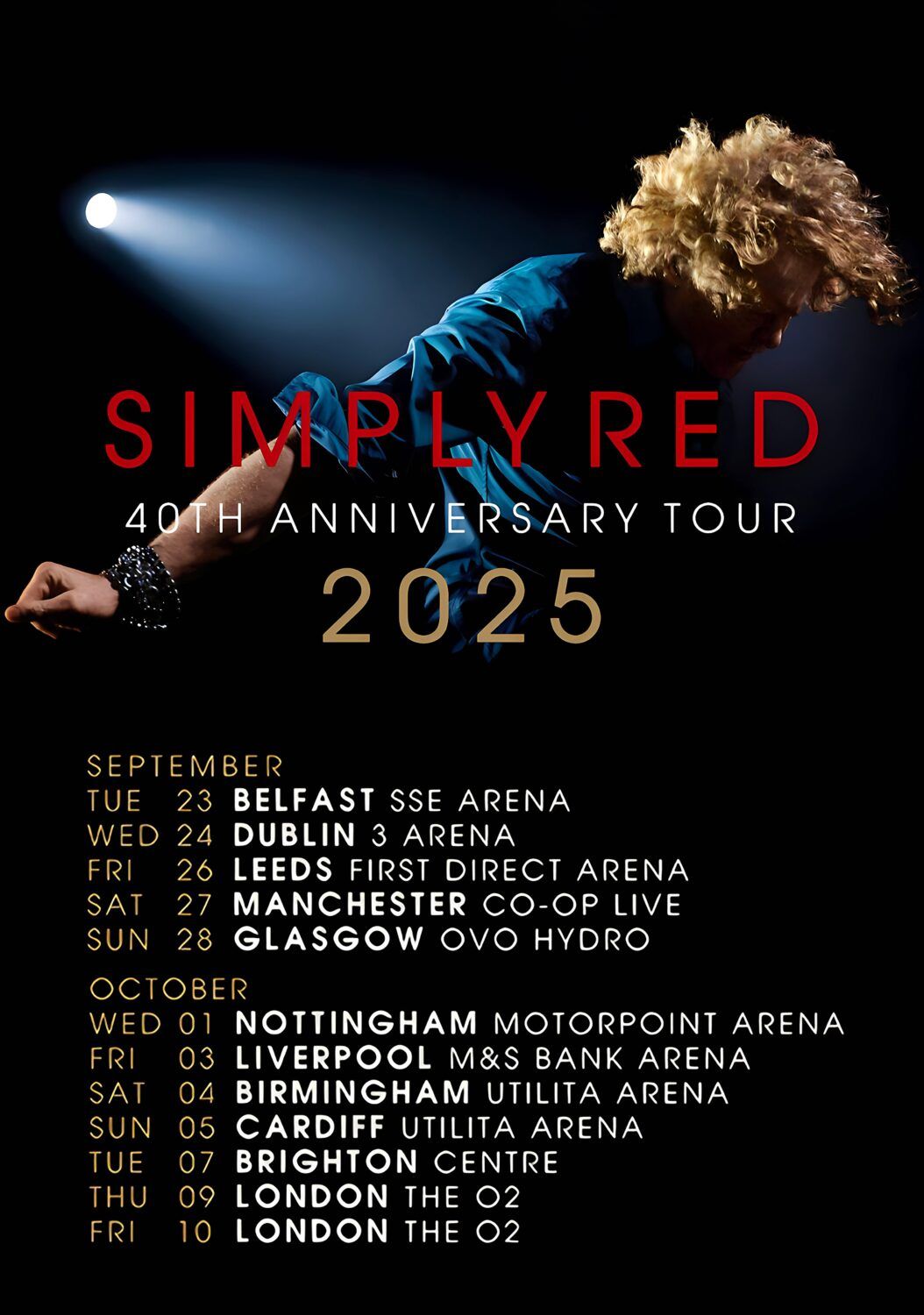 Simply Red Nottingham Tickets, 1 October | Event in Nottingham | AllEvents