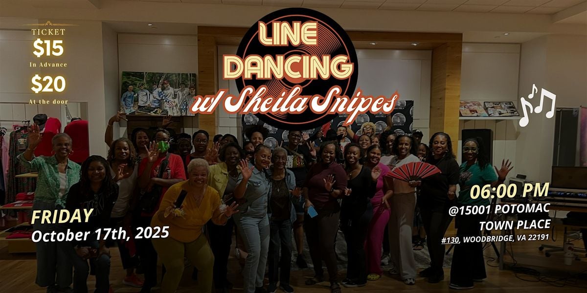 Line Dance with Sheila Snipes., 17 October | Event in Woodbridge | AllEvents