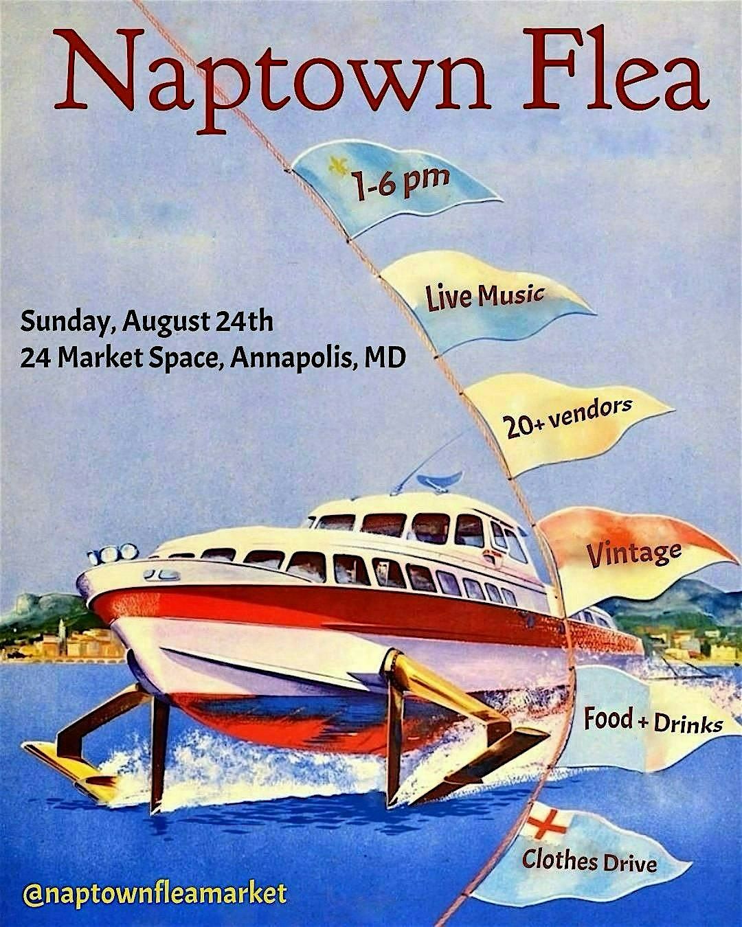 Naptown Flea, 24 August | Event in Annapolis | AllEvents