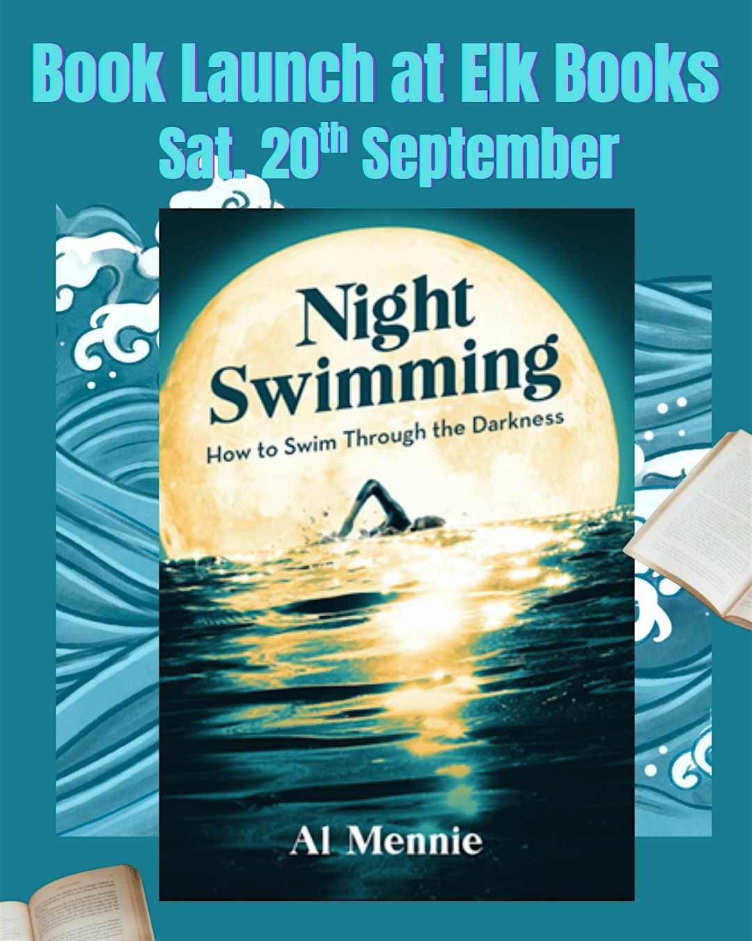 Night Swimming by Al Mennie - Book Launch at Elk Books, 20 September | Event in Warrenpoint | AllEvents