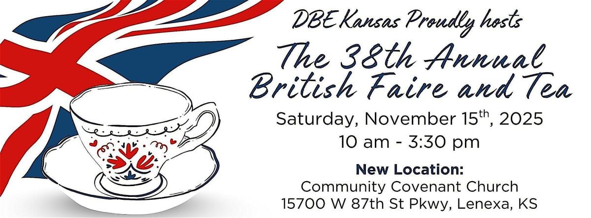 DBE Kansas British Faire & Tea, 15 November | Event in Lenexa | AllEvents
