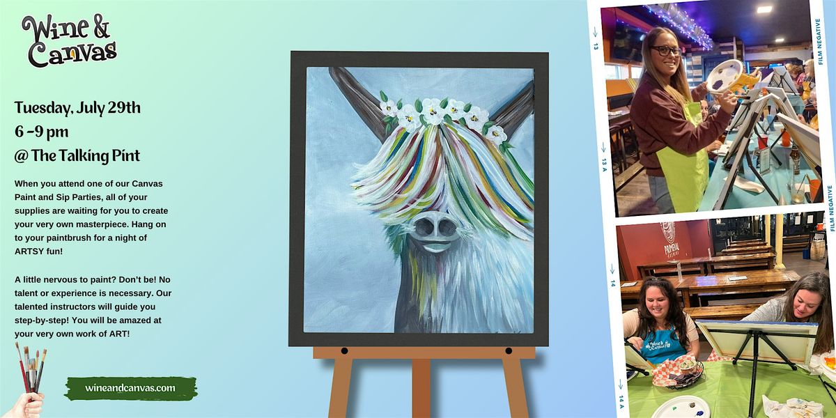 Riverview Paint and Sip – Highland Coo, 29 July | Event in Riverview | AllEvents