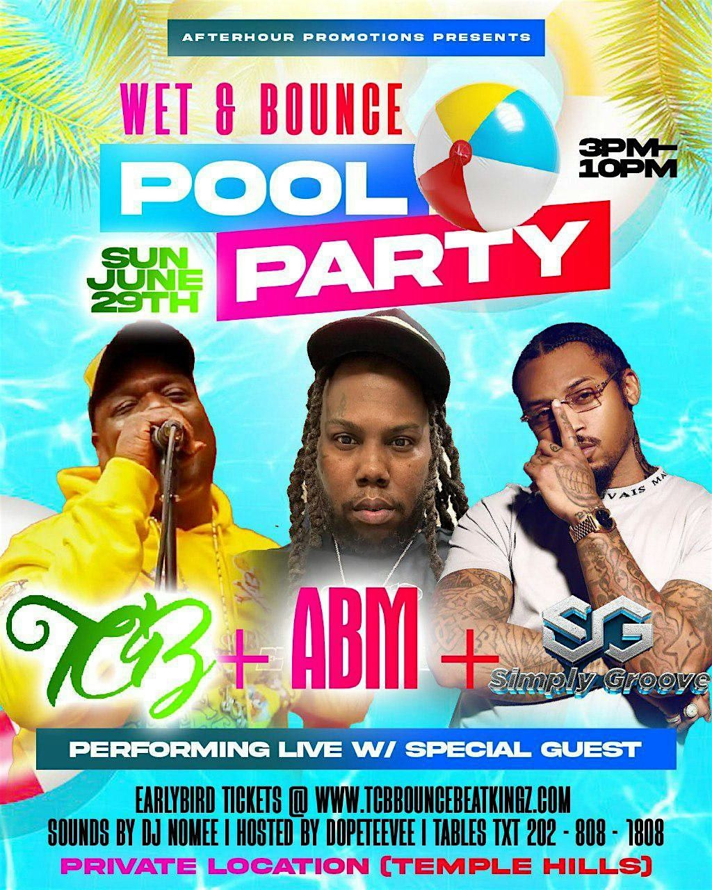 GET WET & BOUNCE POOL PARTY, 29 June | Event in Temple Hills | AllEvents