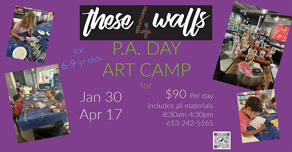 P.A. Day Art Camp April 17th, 17 April | Event in Quinte West | AllEvents