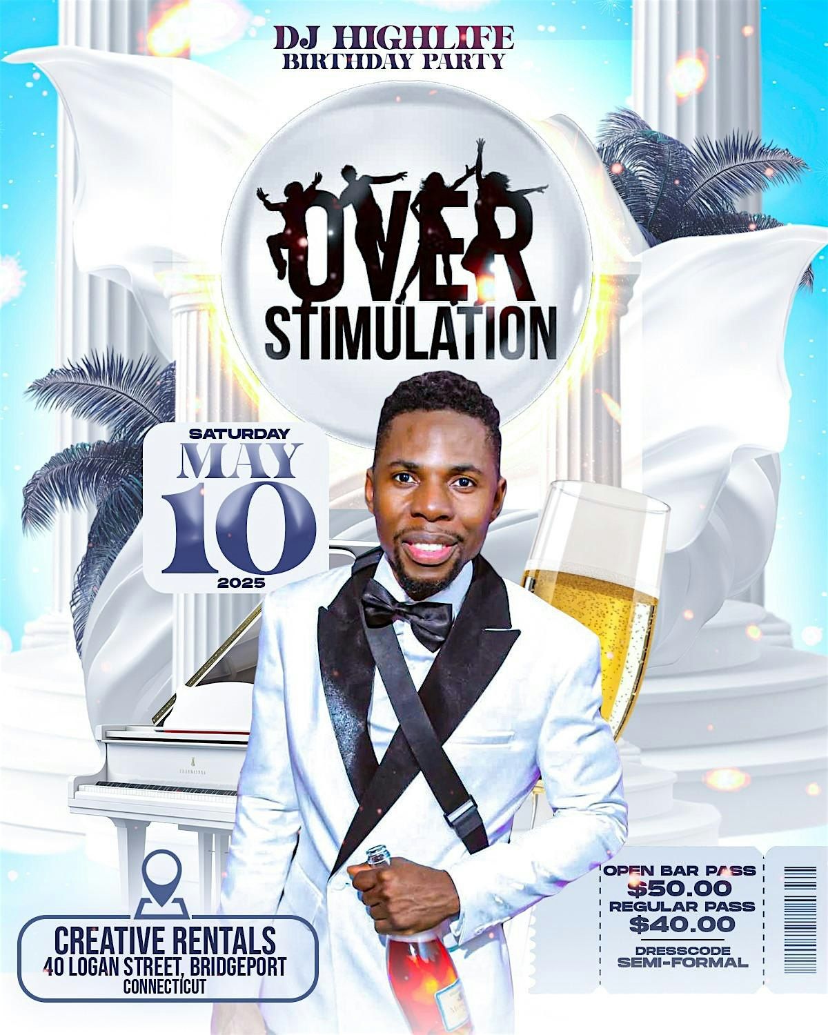OVER STIMULATION, 10 May | Event in Bridgeport | AllEvents