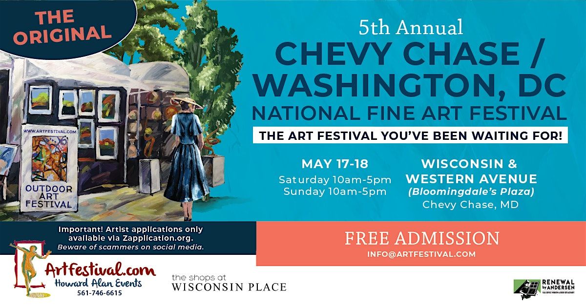 5th Annual Chevy Chase Fine Art Festival, 17 May | Event in Chevy Chase | AllEvents