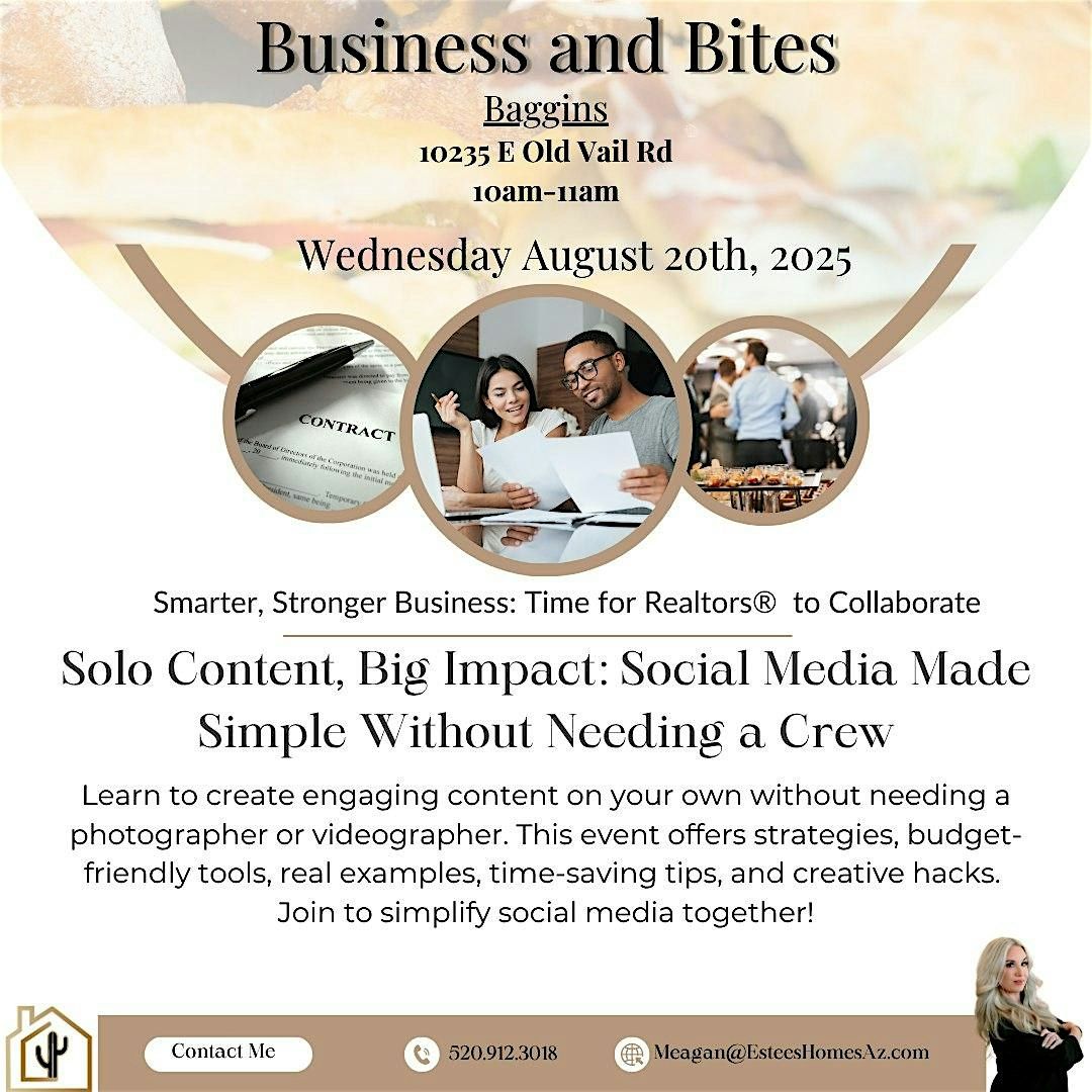 Solo Content, Big Impact: Social Media Made Simple Without Needing a Crew, 20 August | Event in Tucson | AllEvents