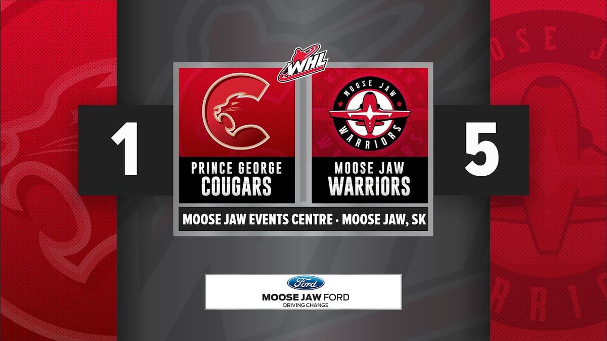 Prince George Cougars at Moose Jaw Warriors, 22 February | Event in Moose Jaw | AllEvents