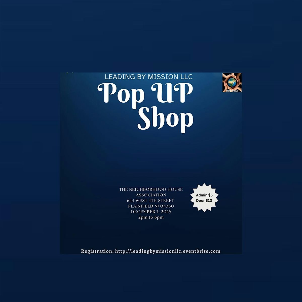 Leading By Mission LLC Winter Pop Up Event, 7 December | Event in Plainfield | AllEvents