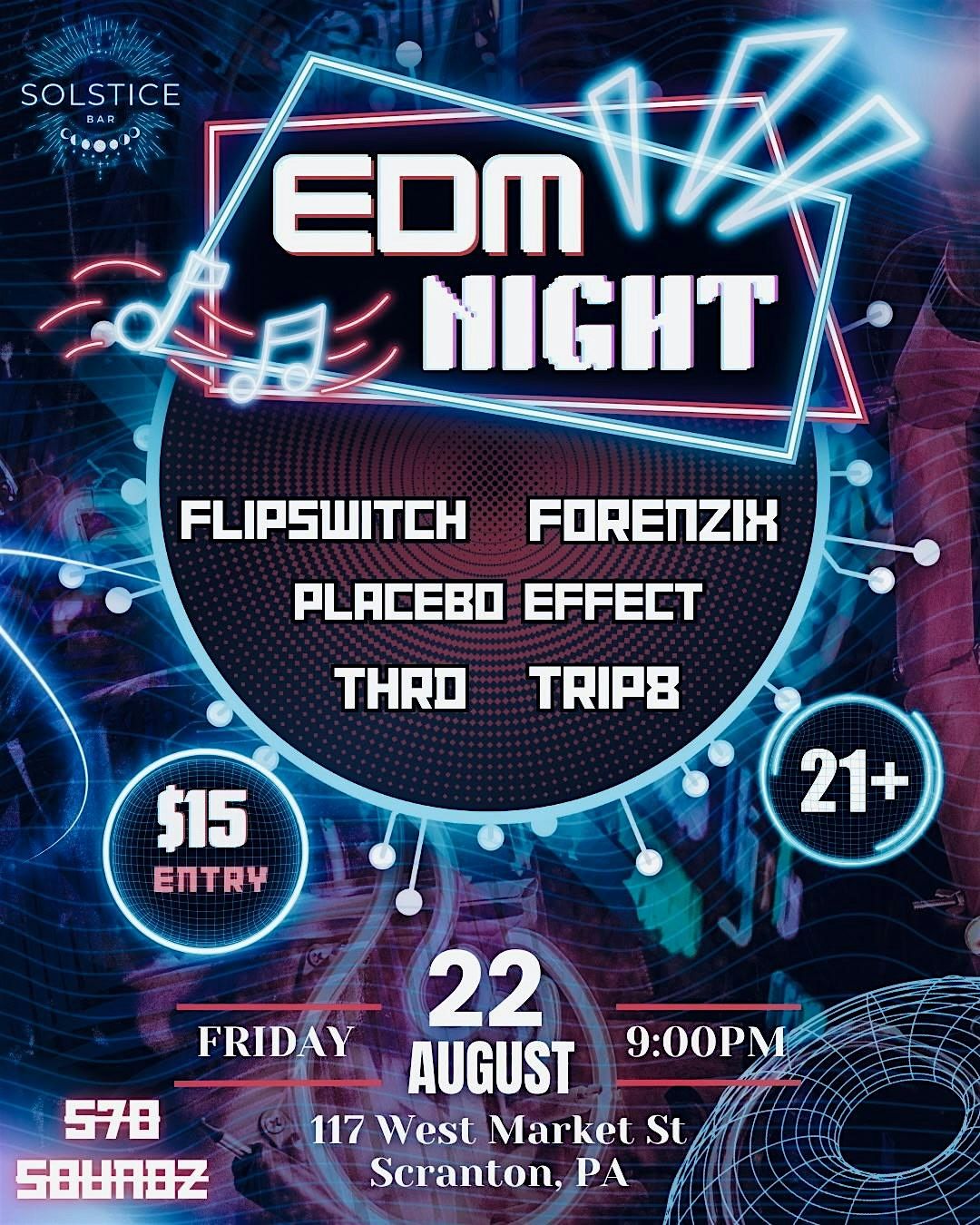 EDM NIGHT, 22 August | Event in Scranton | AllEvents