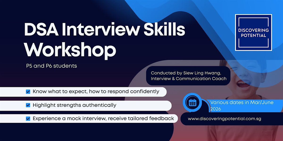 DSA Interview Skills Workshop  - 10 JUNE 2026, 10 June | Event in Singapore | AllEvents