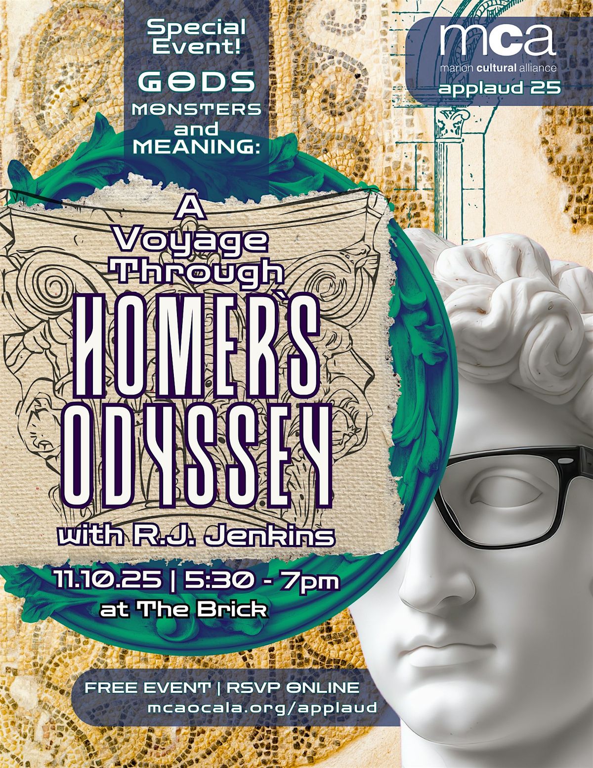 Gods, Monsters, and Meaning: A Voyage Through Homer's Odyssey, 10 November | Event in Ocala | AllEvents