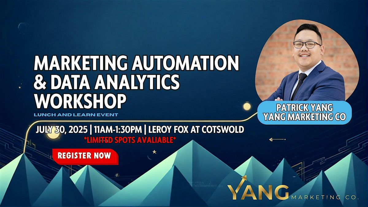 Lunch N' Learn - Marketing Automation & Data Analytics Workshop, 30 July | Event in Charlotte | AllEvents