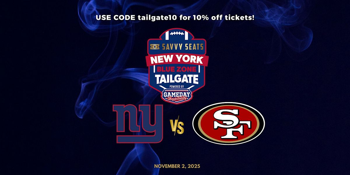Giants vs. 49ers Tailgate at MetLife – Food, Drinks & Game Day Vibes!, 2 November | Event in East Rutherford