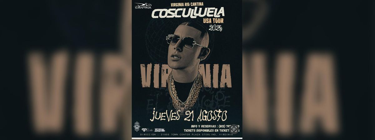 COSCULLUELA EN VIRGINIA, 21 August | Event in Sterling | AllEvents