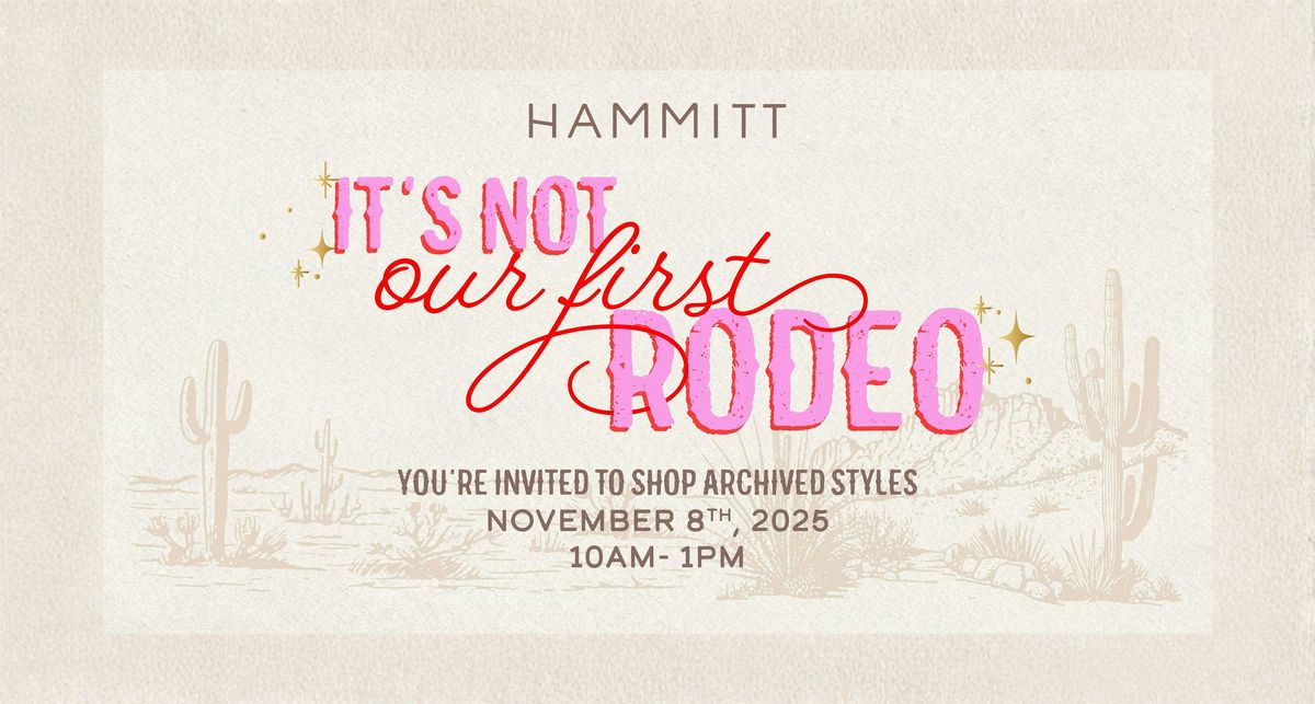 Hammitt Sample Sale: It's Not Our First Rodeo!, 8 November | Event in Manhattan Beach | AllEvents