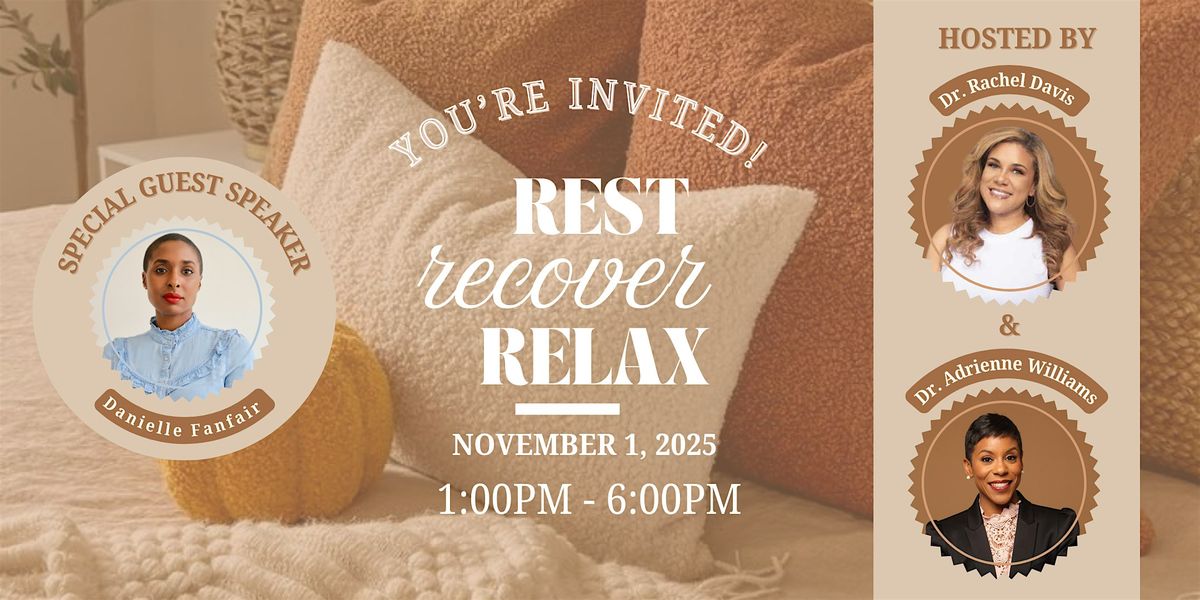 Rest, Recover and Relax with The Clarity Community, 1 November | Event in Houston | AllEvents