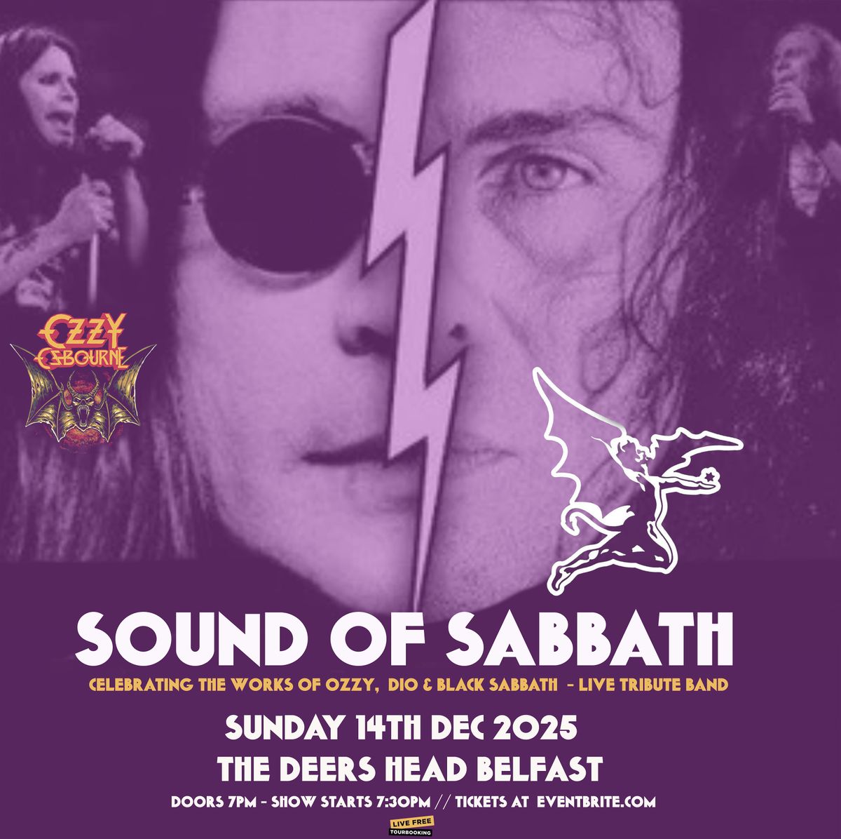 Sound Of Sabbath live at The Deer's Head Belfast 14/12/25, 14 December | Event in Belfast | AllEvents