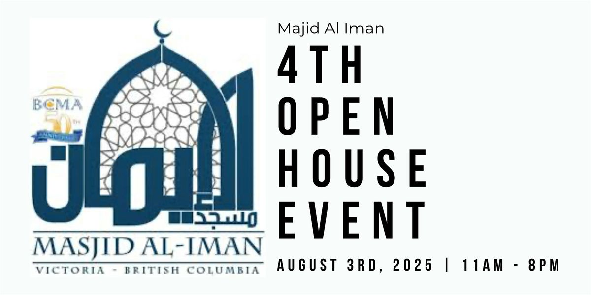 Masjid Al-Iman in Victoria - 4th Open House!, 3 August | Event in Victoria | AllEvents