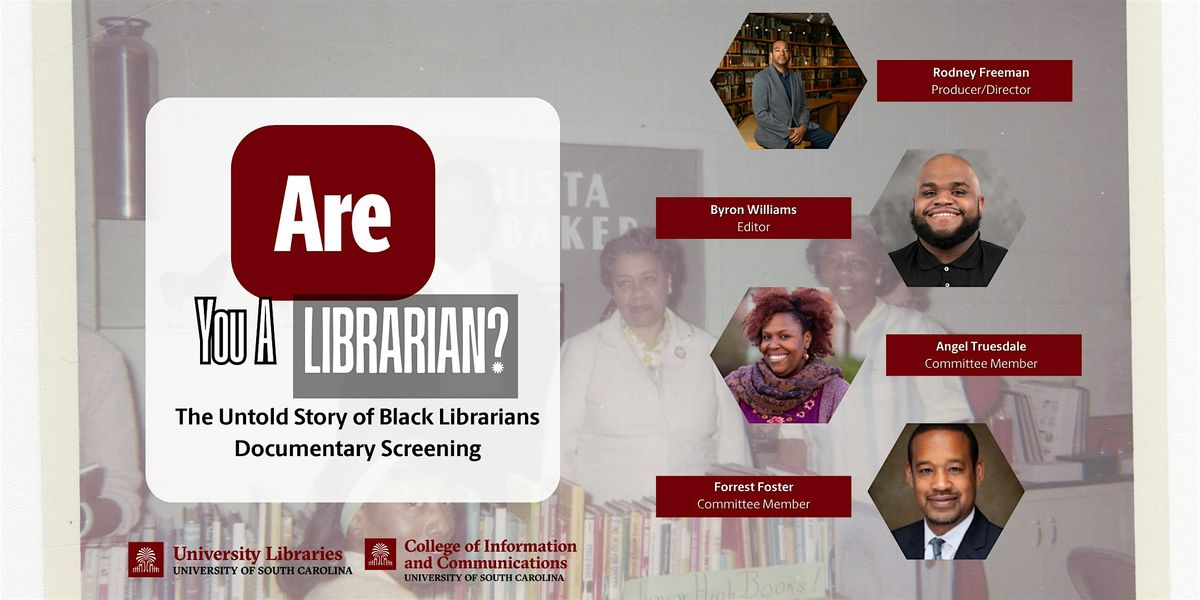 Are You a Librarian? The Untold Story of Black Librarians, 20 September | Event in Columbia | AllEvents