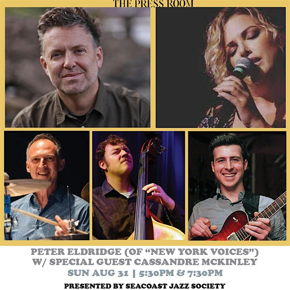 Peter Eldridge (“NY Voices”) w/ Special Guest Cassandre McKinley (7:30PM) | Event in Portsmouth | AllEvents