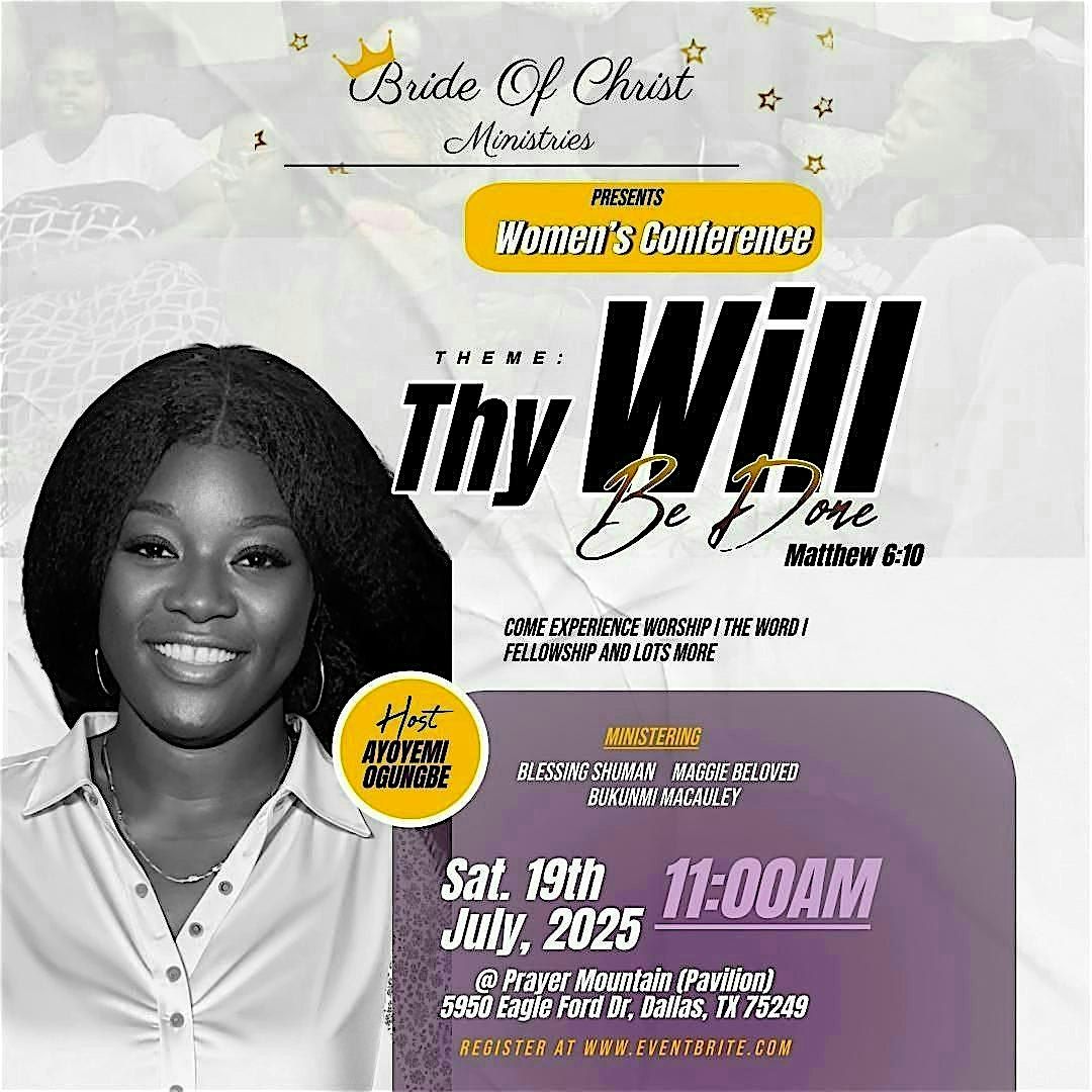 Bride of Christ Women's Conference, 19 July | Event in Dallas | AllEvents