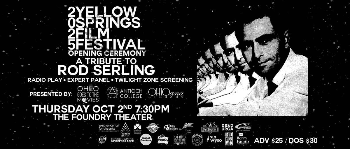 YSFF Opening Ceremony: A Tribute to Rod Serling, 2 October | Event in Yellow Springs | AllEvents