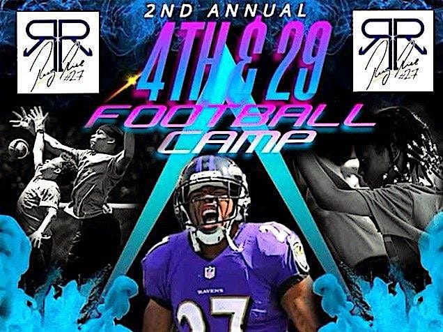 2nd Annual 4th and 29 Football Camp Hosted by Ray Rice, 14 June | Event in Baltimore | AllEvents