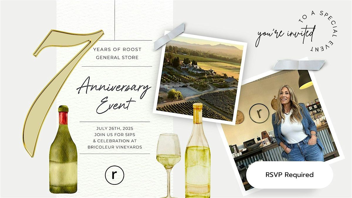 7 Year Anniversary Event - Roost General Store, 26 July | Event in Windsor | AllEvents