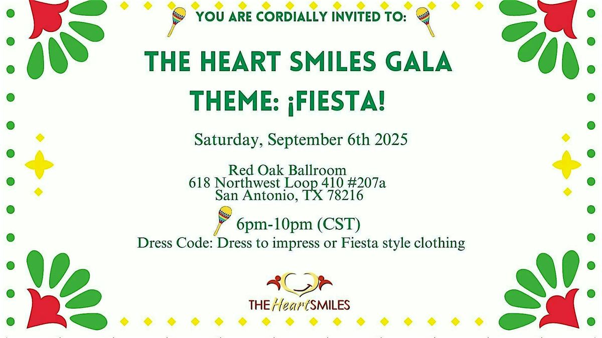 The Heart Smiles Gala (Fiesta Theme), 6 September | Event in San Antonio | AllEvents