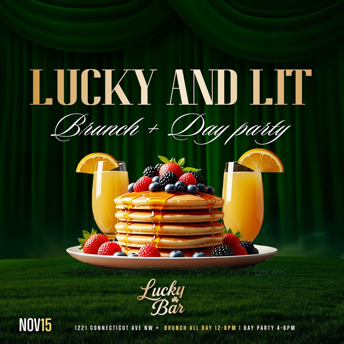 LUCKY & LIT: BRUNCH & DAY PARTY | Event in Washington | AllEvents