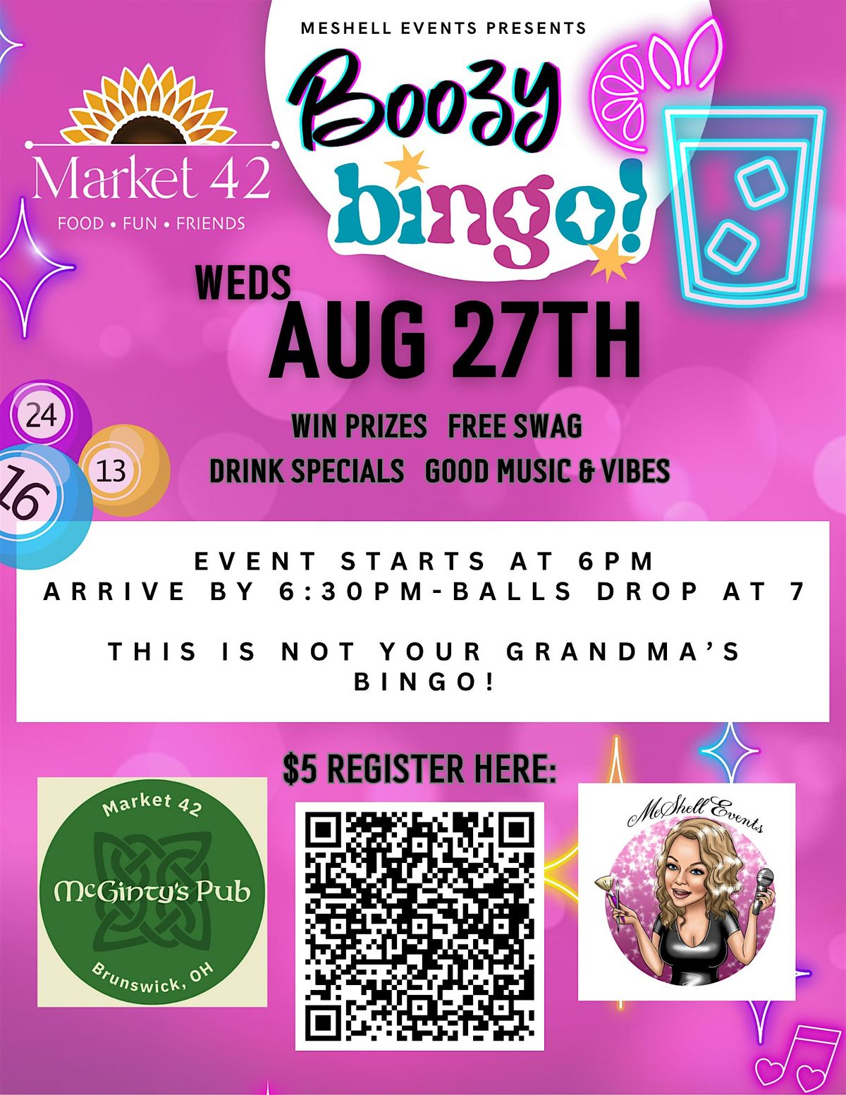Boozy Bingo at Market 42 in Brunswick, 27 August | Event in Brunswick | AllEvents