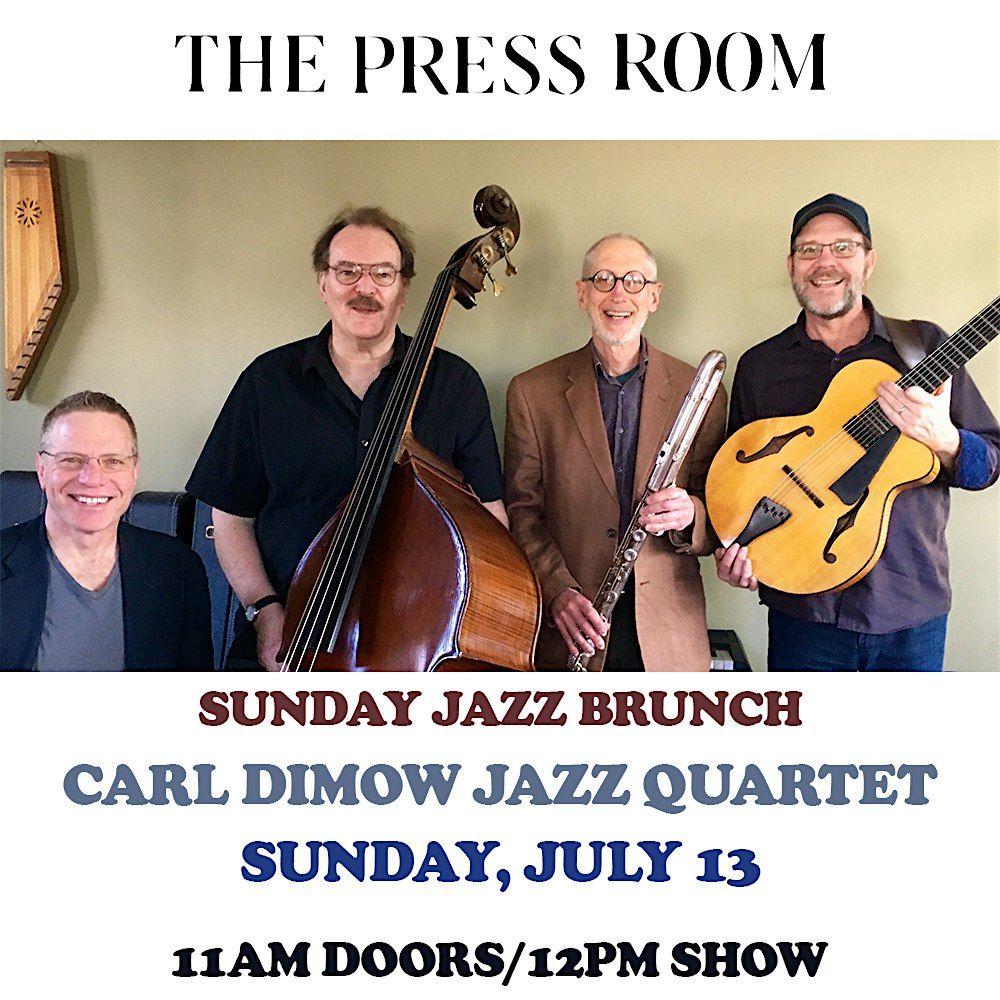 Sunday Jazz Brunch: Carl Dimow Quartet, 13 July | Event in Portsmouth | AllEvents