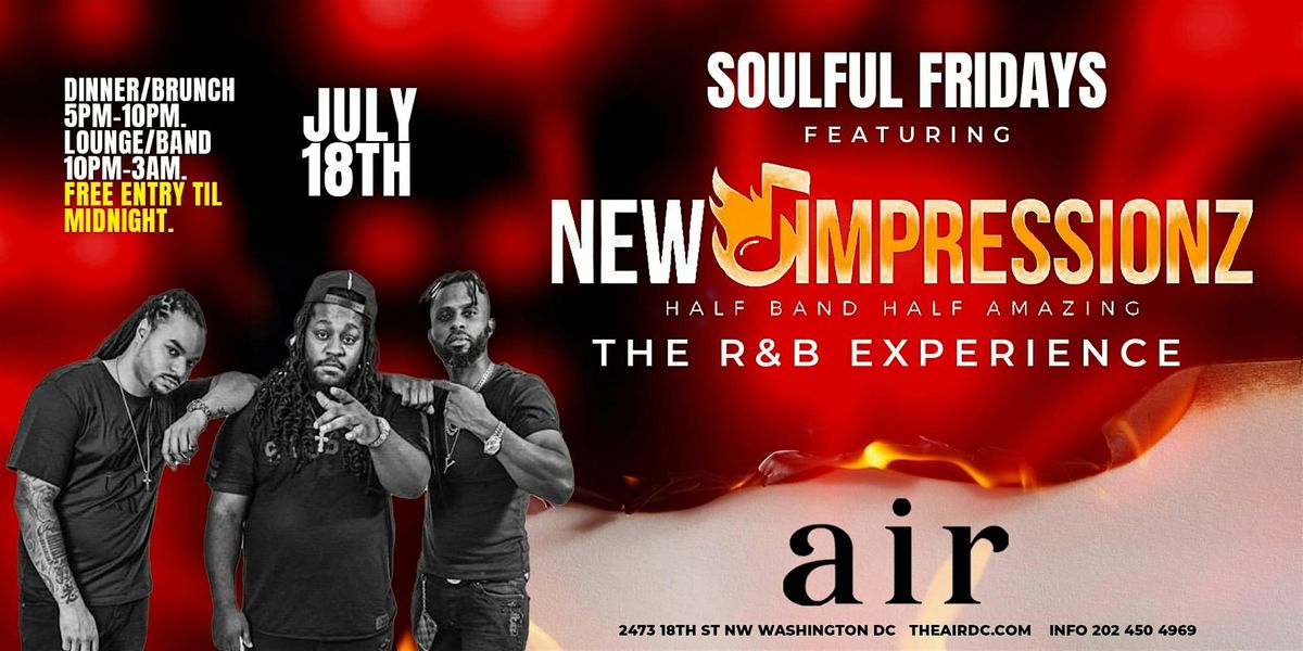 NEW IMPRESSIONZ HOSTS THE R&B EXPERIENCE AT AIR, 2 August | Event in Washington | AllEvents