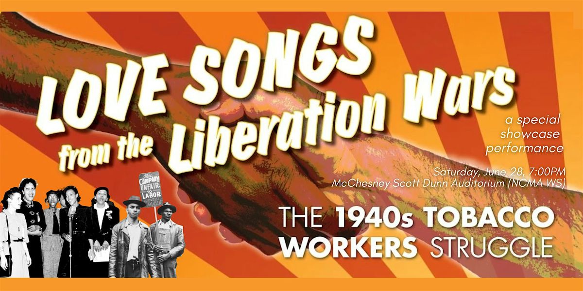 Love Songs from the Liberation Wars—A Special Showcase Performance, 28 June | Event in WINSTON SALEM | AllEvents