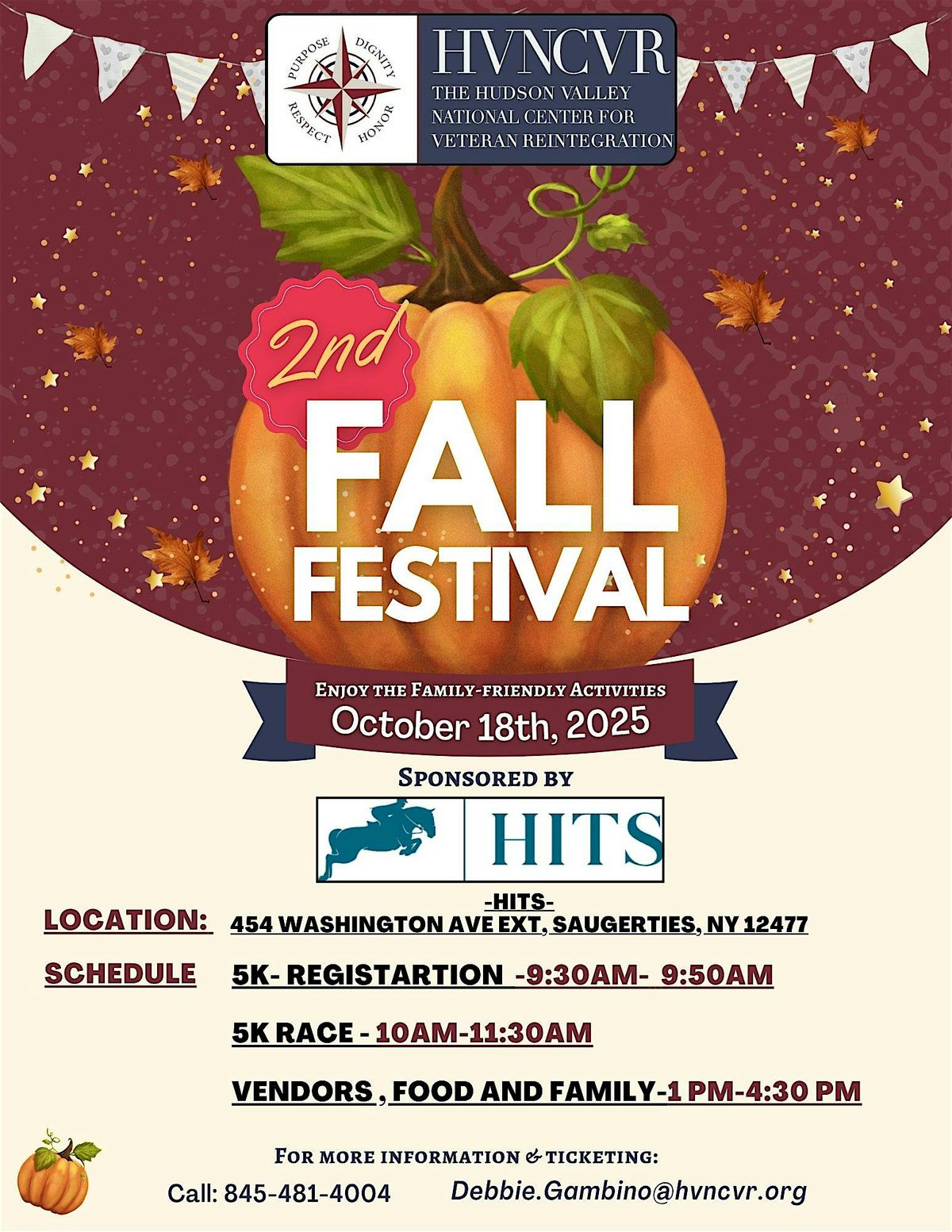 HVNCVR: 2nd Annual Fall Fest 5k, 18 October | Event in Saugerties | AllEvents