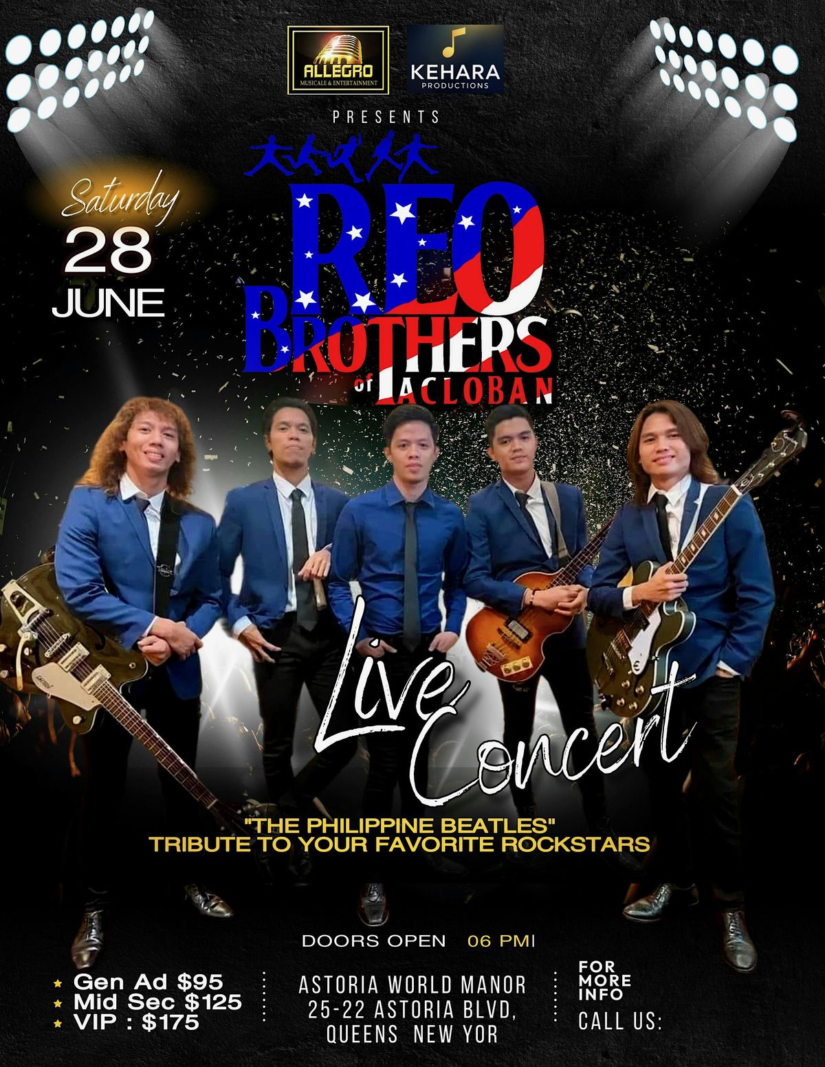 REO BROTHERS in NEW YORK!, 28 June | Event in Queens | AllEvents
