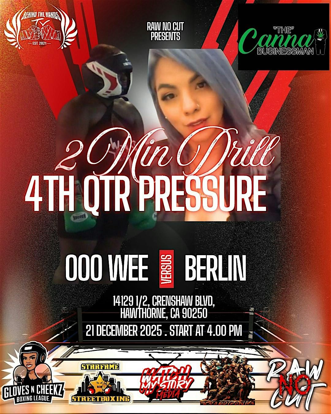 2 Min Drill, 21 December | Event in Hawthorne | AllEvents