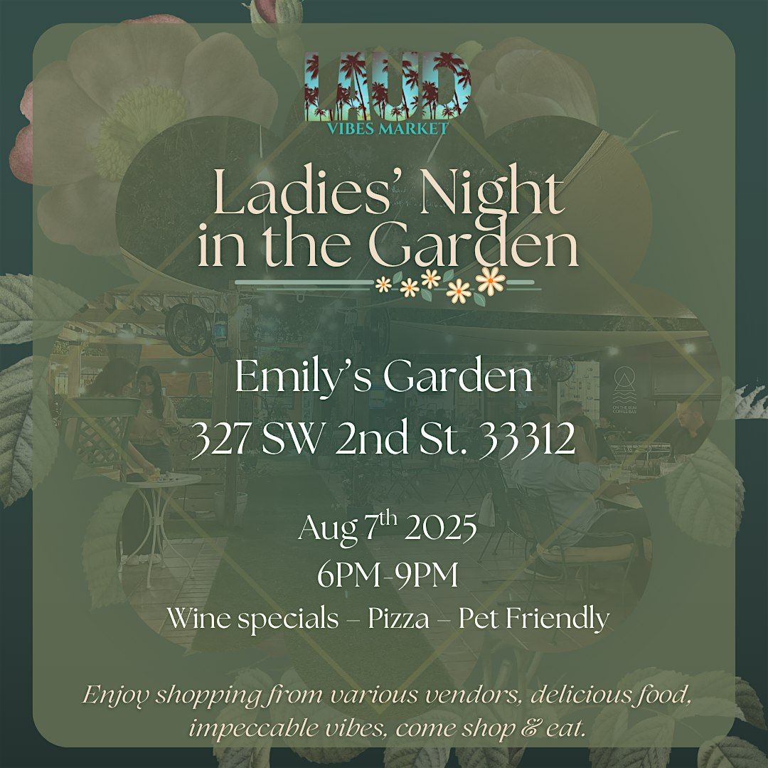Ladies night at the Garden, 7 August | Event in Fort Lauderdale | AllEvents