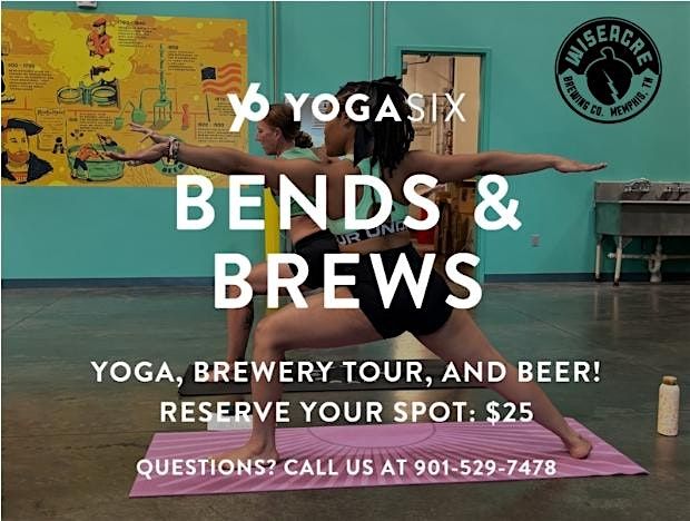 Bends & Brews: YogaSix x Wiseacre, 19 August | Event in Memphis | AllEvents