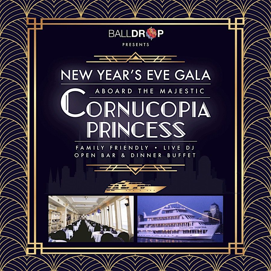 BallDrop.com Presents Cornucopia Princess Yacht NYE 2026, 31 December | Event in New York | AllEvents
