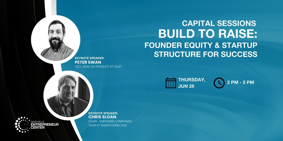 Build To Raise: Founder Equity & Startup Structure for Success | Event in Nashville | AllEvents
